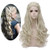 Mersi Blonde Wigs for Khaleesi Cosplay Costume Daenerys Targaryen Wig Long Braided Party Hair Wigs for Halloween  Blonde  with Wig Cap S039G