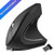 Ergonomic Mouse, Vertical Wireless Mouse, Rechargeable 2.4GHz High Precision Optical Vertical Mouse,3 Adjustable DPI Levels 6 Buttons for Laptop, PC, Computer, Desktop, Notebook etc, Black