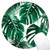 Dynippy Mouse Pad Gaming Mouse Pads NonSlip Rubber Base Mousepad with Stitched Edge Round Mouse Mat for Desktops Computer Laptops ? Tropical Leaves ?