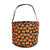 EFirstFeeling Halloween Bags Trick or Treat Bags Halloween Basket Candy Gift Bucket Tote Bag Black/Pumpkin