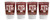 NCAA Texas AM Aggies Plastic Tumbler Set