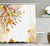 Ambesonne Nature Shower Curtain, Autumn Maple Leaves Branches in Fall Earthen Tones Faded Woodland Art Print, Fabric Bathroom Decor Set with Hooks, 70 Inches, Tan Yellow Orange
