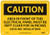 NMC C115A OSHA Sign Legend  CAUTION  AREA IN FRONT OF THIS ELECTRICAL PANEL MUST BE KEPT CLEAR FOR 36 INCHES OSHANEC REGULATIONS  10  Length x 7  Height Aluminum Black on Yellow