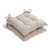 Pillow Perfect Indoor/Outdoor Beige Solid Tufted Seat Cushion 2Pack