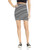 Obey Junior s Pratt Skirt with Elastic Waistband Jet Black/Multi Large