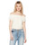 Jack by BB Dakota Junior s Bouchon Stretch Floral Lace Smocked Top Ivory Medium
