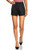 oodji Ultra Women s Faux Suede Flared Shorts Black Small