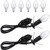 Himalayan Salt Lamp Cords with Dimmer Switch Original Replacement Plus 6 Bulbs 15W 2 Pack Salt Lamp Cord  6 Salt Lamp Bulbs