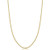 Kooljewelry Yellow Gold Plated Sterling Silver Round Wheat Chain Necklace 1 5 mm 20 inch