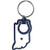 NFL Indianapolis Colts Home State Flexi Key Chain