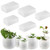 BcPowr 500PCS 5 Size Biodegradable NonWoven Nursery Bags Solid Plant Grow Bags Seed Starter Bags Fabric Seedling Pots Plants Pouch Home Garden Supply