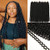 7 Packs 18Inch Passion Twist Hair Long Bohemian Curl Passion Twist Crochet Braiding Hair Water Wave Synthetic Braids for Passion Twist Crochet Braids Hair Extensions22strands/pack 1