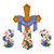 Easter He is Risen Wall Cross - 3pc