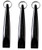 acme Dog Whistle 210 5 Black 3 Pack