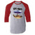 Lost in Space Jupiter 2 Red XL Raglan Baseball Tee Shirt