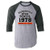 Pop Threads Haddonfield High School 1978 Track Horror Costume Gray L Raglan Baseball Tee Shirt