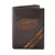NCAA Florida Gators ZepPro PullUp Leather Trifold Embossed Wallet Brown
