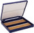 Globe Scientific 513079B ABS Plastic Cork Lined Slide Storage Box for 100 Slides Blue