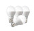 A21 LED Light Bulb 20W Replaces 150W  200W with 2200 Lumens E26 Based  4000K Cool White UL Listed 4Pack Bulb A21 20W 4000K Natural White E26 Based 2200LM CRI80 4 pcs Gleamgo