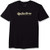 Quiksilver Men s Modern Script TEE Black S