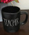 Rae Dunn Ceramic Mug Coffee Cup TEACHER  black mug