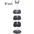 SQingYu Durable Plastic Four-Layer Shoes Storage Rack, Cute Cartoon Children's Shoe Shelf Holder Organizer Free Standing (Black)