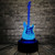 Creative 3D Light Guitar Model Illusion 3D Lamp LED 7 Color Changing USB Touch Sensor Desk Lamp Night Light