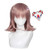 Short Pink Wavy Cosplay Wig with Plane Hairpin for Halloween