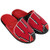 FOCO NCAA Wisconsin Badgers Split Color Slide Slipper Small Red