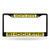 NCAA Rico Industries Laser Cut Inlaid Standard Chrome License Plate Frame Wichita State Shockers