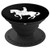 Silhouette Dressage Show Rider Equestrian Horseback Riding PopSockets Grip and Stand for Phones and Tablets