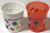 Sanrio Hello Kitty 2pcs Cups Polypropylene 7 × 7 7 × 7 cm 190ml Dinnerware Drinkware Saucers Kitchen Blue