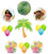 Disney Moana Tropical Party Supplies Balloon Decoration 15 pc Kit