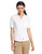 Lee Uniforms Juniors Short Sleeve Stretch Poplin Blouse White XLarge