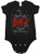 Slayer Baby Infant Black Eagle Creeper Black M