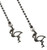 Small Flamingo Fan Light Pull Chain Extender Replacement Ornament Set
