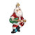 Old World Christmas Rocking Roll Santa Glass Blown Ornament