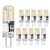 G4 LED Bulb 2W AC/DC 12V BiPin Base Light Lamp Warm White 2700K 24x3014 SMD 10W 20W Halogen Equivalent 360° Beam Angle 10 Pack