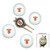 NCAA Syracuse Orange 4 Golf Ball And Divot Tool Set