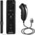 LUXMO PREMIUM 2 in 1 Wii Nunchuck Controller Motion PlusRemote Controller and Nunchuk Controller for Wii Wii U Console Remote  Wii Controller Black