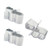 50 Pack 20mm Total Length Stainless Steel SunRunner Cable Clips Frame Wire Clips