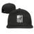 Lineman Lineman Snapback Hats Adjustable Solid Flat Bill Baseball Caps Men Black