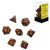 Polyhedral 7Die Speckled Dice Set  Mercury d4 d6 d8 d10 d12 d20  d00
