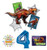 Mayflower Products Jurassic World Dinosaur 4th Birthday Party Supplies and Balloon Decorations