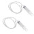Sscon 2pcs 100ml Syringe with Tube Large Plastic Syringe with Tubing for Dispensing Injection Filtration Science Labs 1 Meter Tube