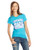 Star Wars Junior s Episode 7 The Force Awakens Shipped Logo Graphic Tee Turquoise Medium