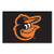 FANMATS 15171 MLB  Baltimore Orioles Cartoon Bird Starter Rug