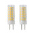 GY6 35 G6 35 LED Bulb LED G6 35 Bulb Dimmable G6 35/GY6 35 Base T4 JC Type 75W Halogen Bulb Replacement 7W LED GY6 35 Bipin Base Light Bulb 730LM AC120V Warm White 3000K 2Pack