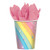 Magical Rainbow Disposable Paper Cups 9 oz  8 pcs