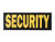 SUVIYA 11x4 Inch Large Golden Yellow Back Panel Security Patch with Hook and Loop 11x4 inch